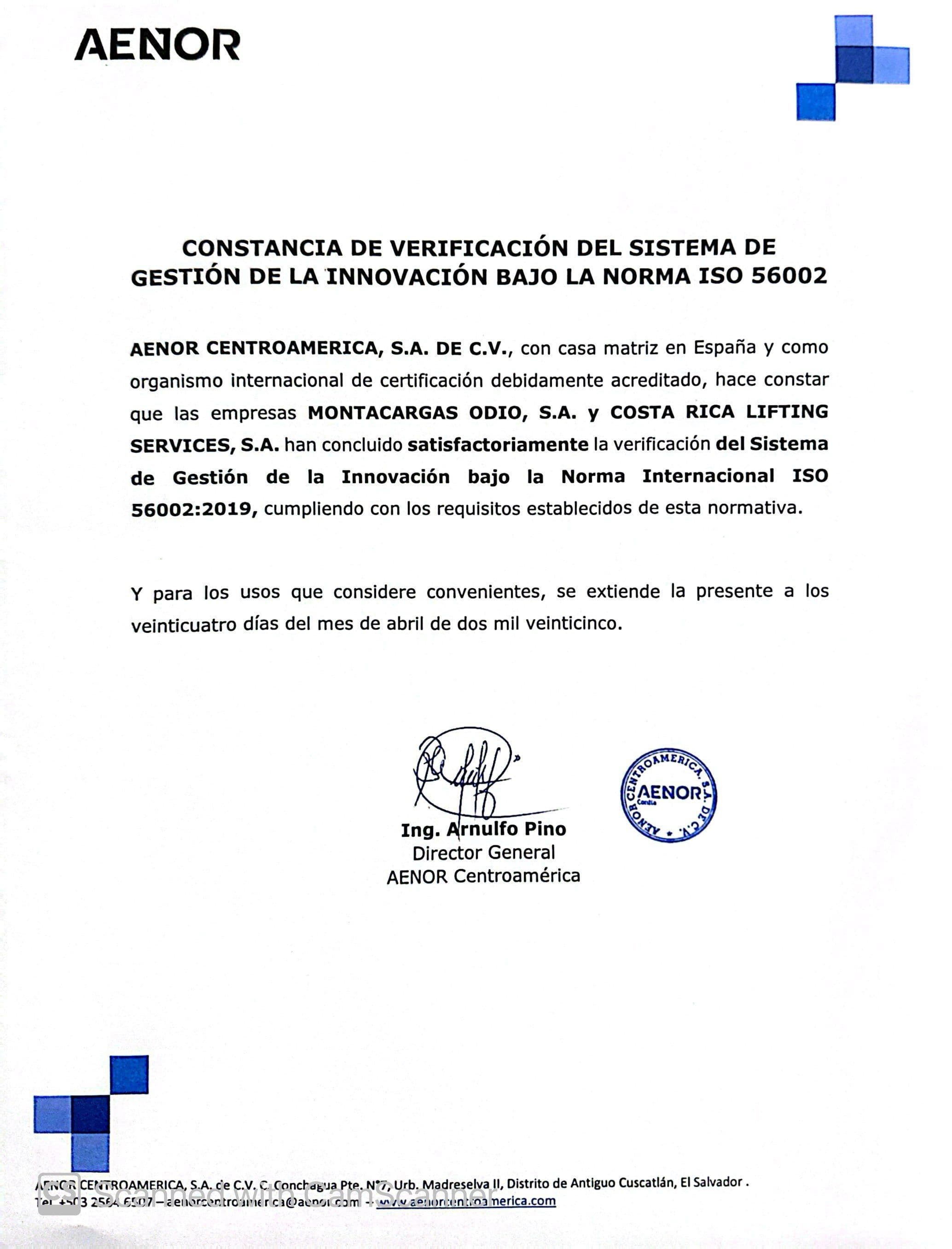 ¡Les comentamos que estamos por Certificarnos en una 4ta Norma!