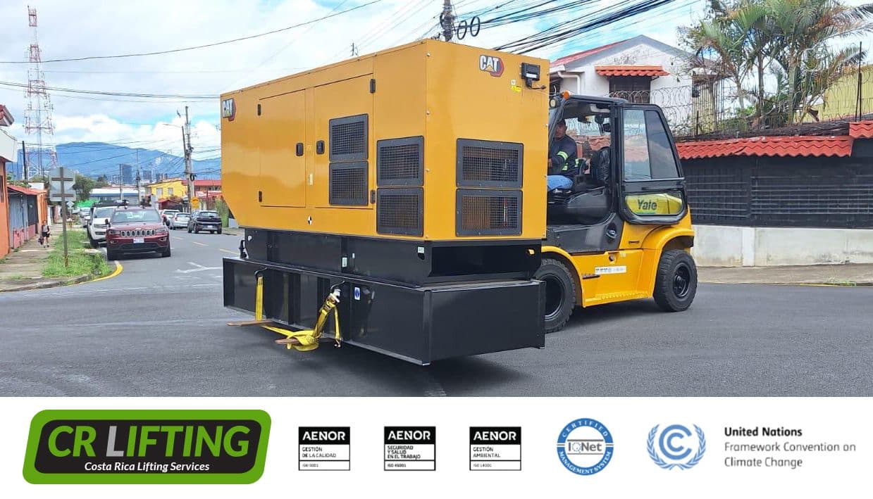 ¡Montacargas de 7tons en servicio!