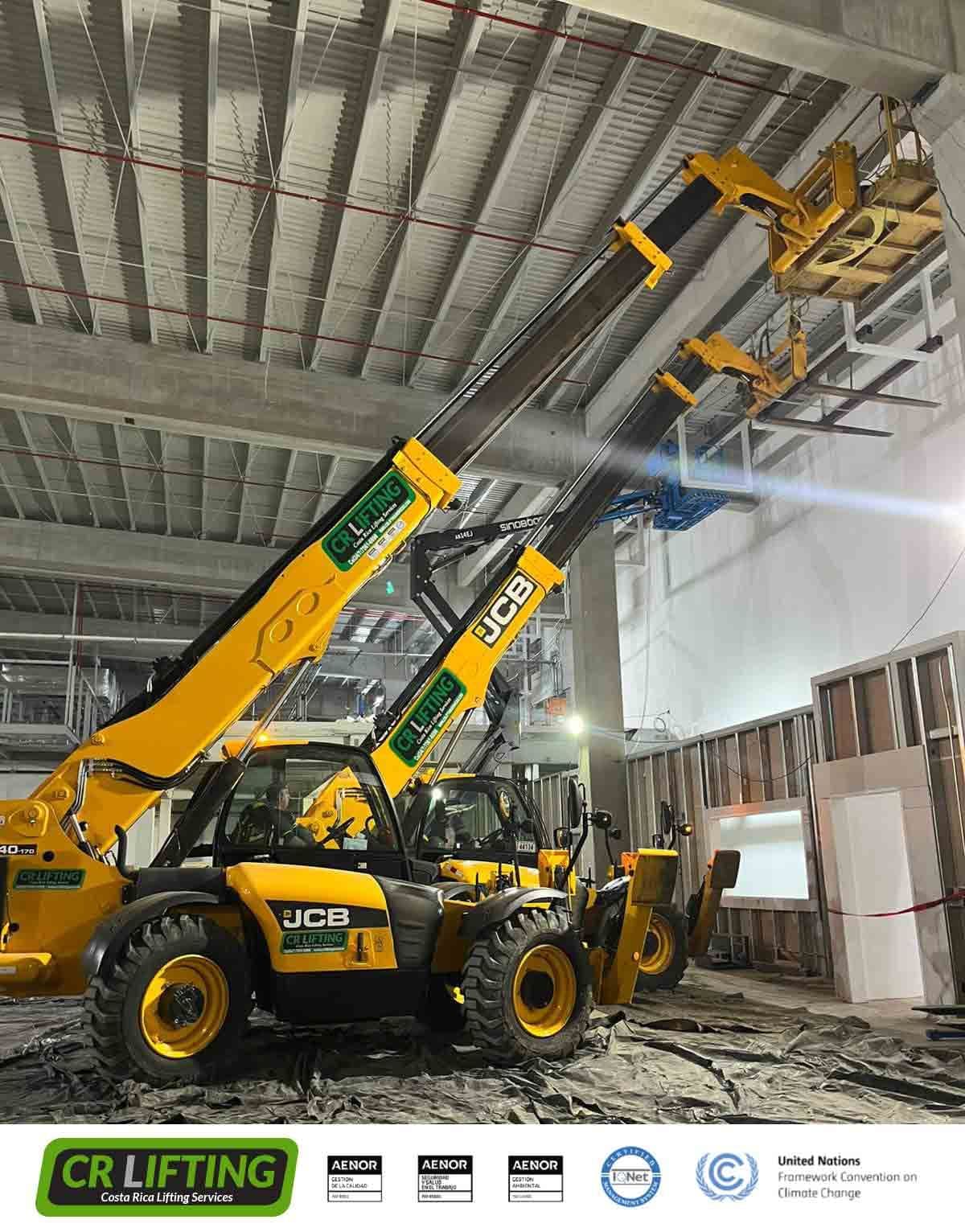 ¡Seguimos con los trabajos con telehandler!