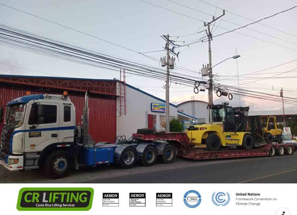 ¡Montacargas de 16 tons listo para trabajar!