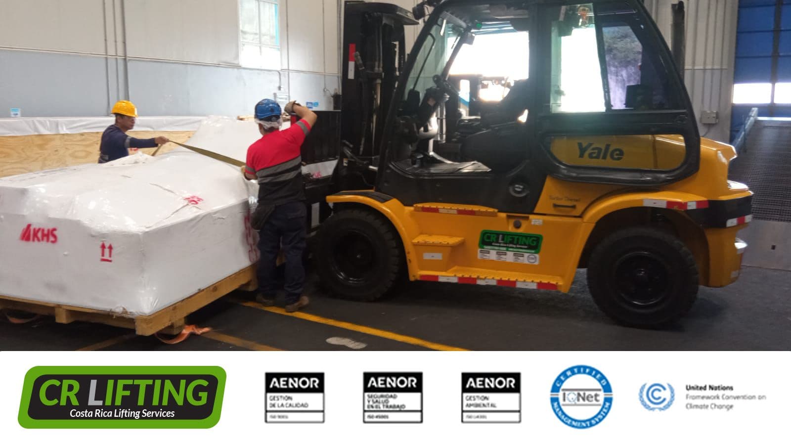 ¡Montacargas de 7 toneladas!