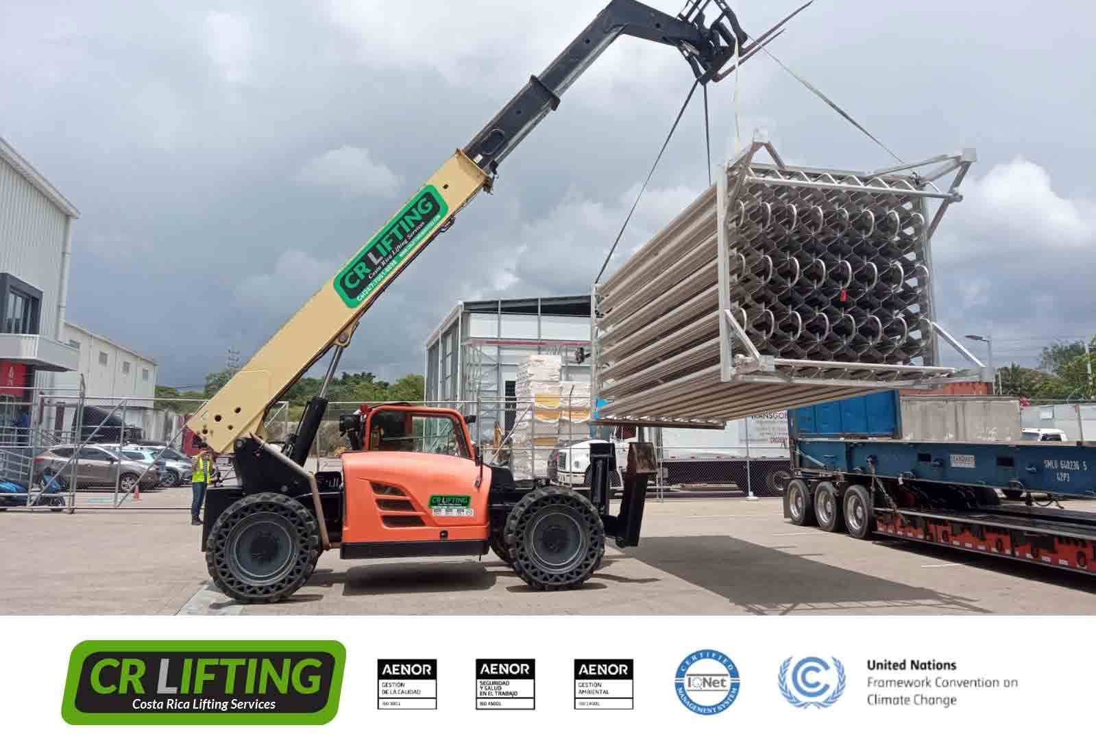 ¡Telehandler en acción!