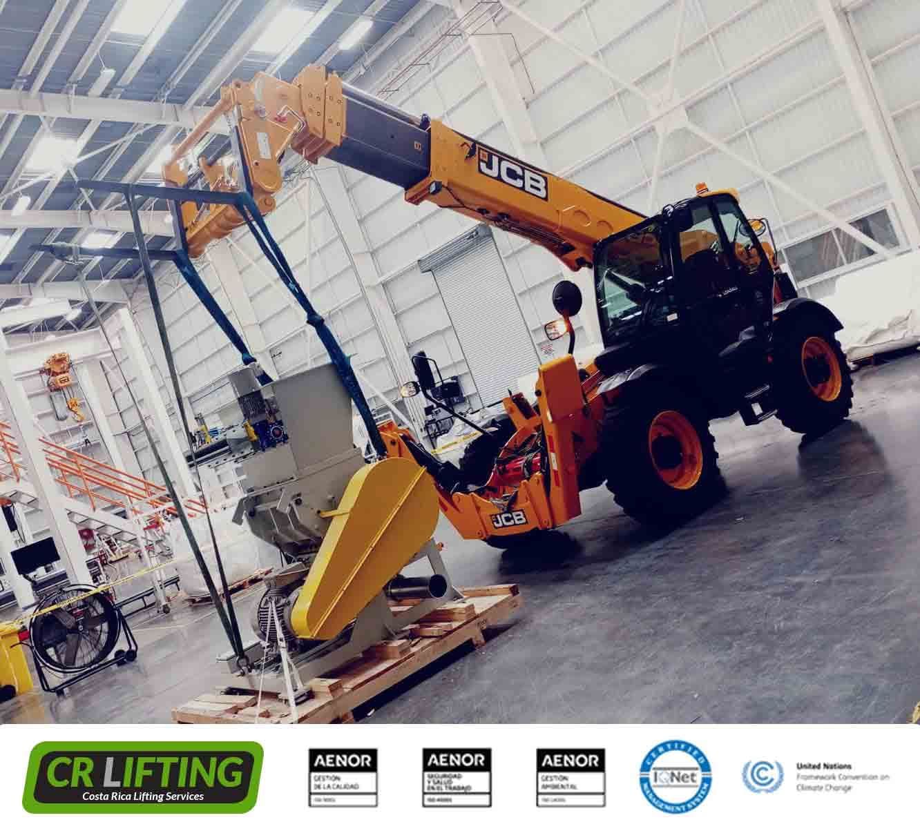 ¡Nuestros telehandlers nuevos ya están realizando servicios!