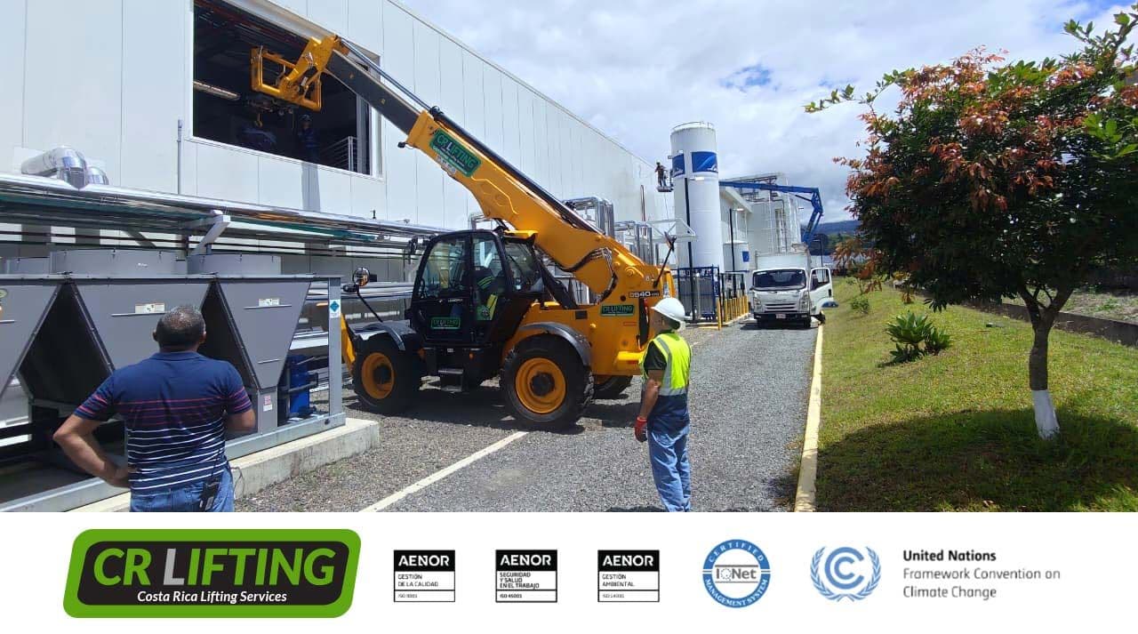 ¡Telehandler en acción!